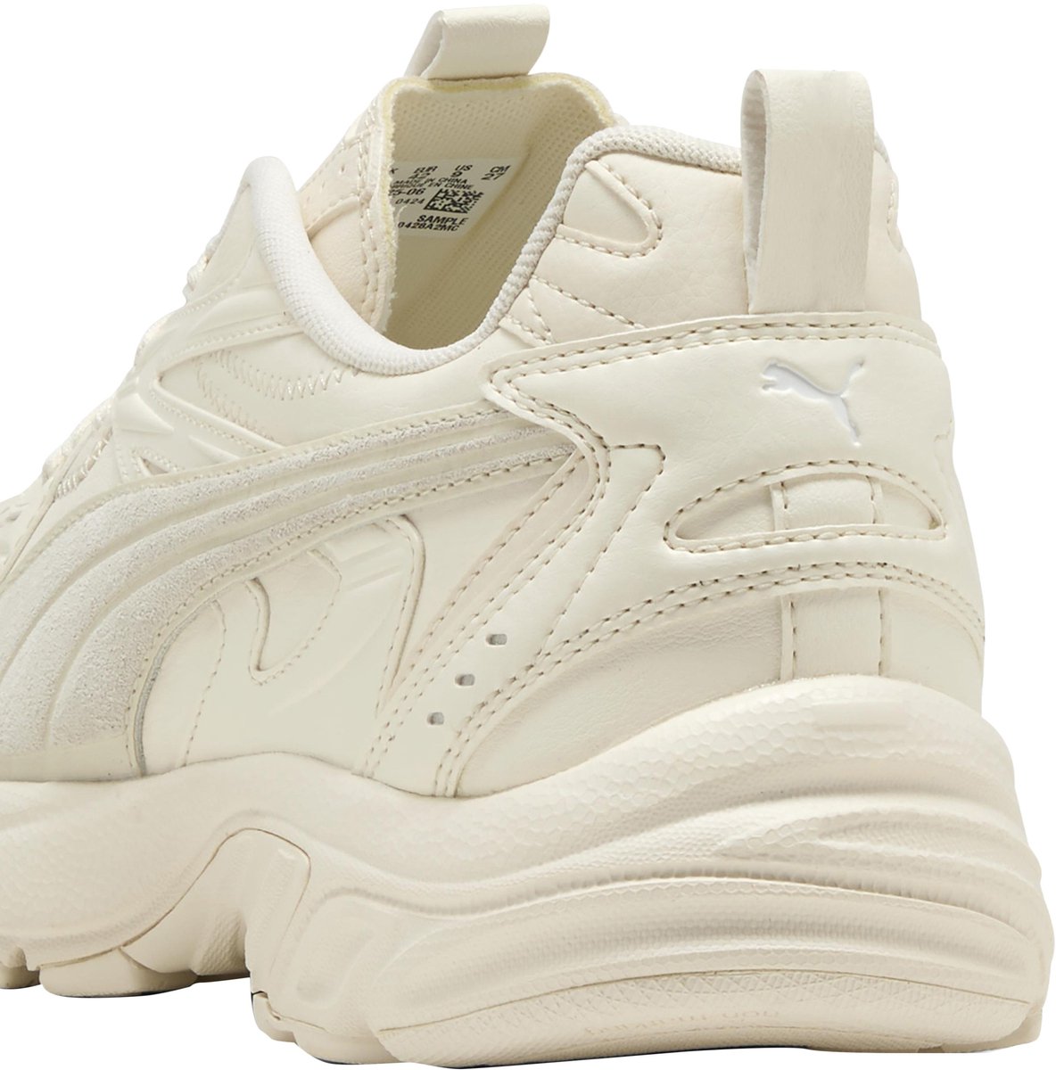 Milenio Tech L Lage Leren Sneakers Wit