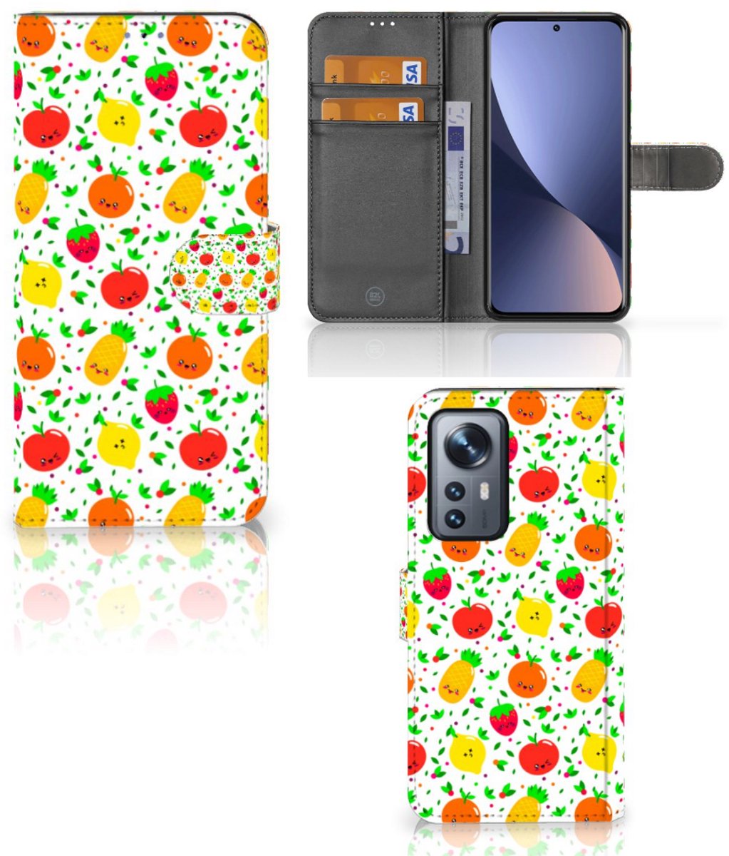 Xiaomi 12 Pro Book Cover Fruits
