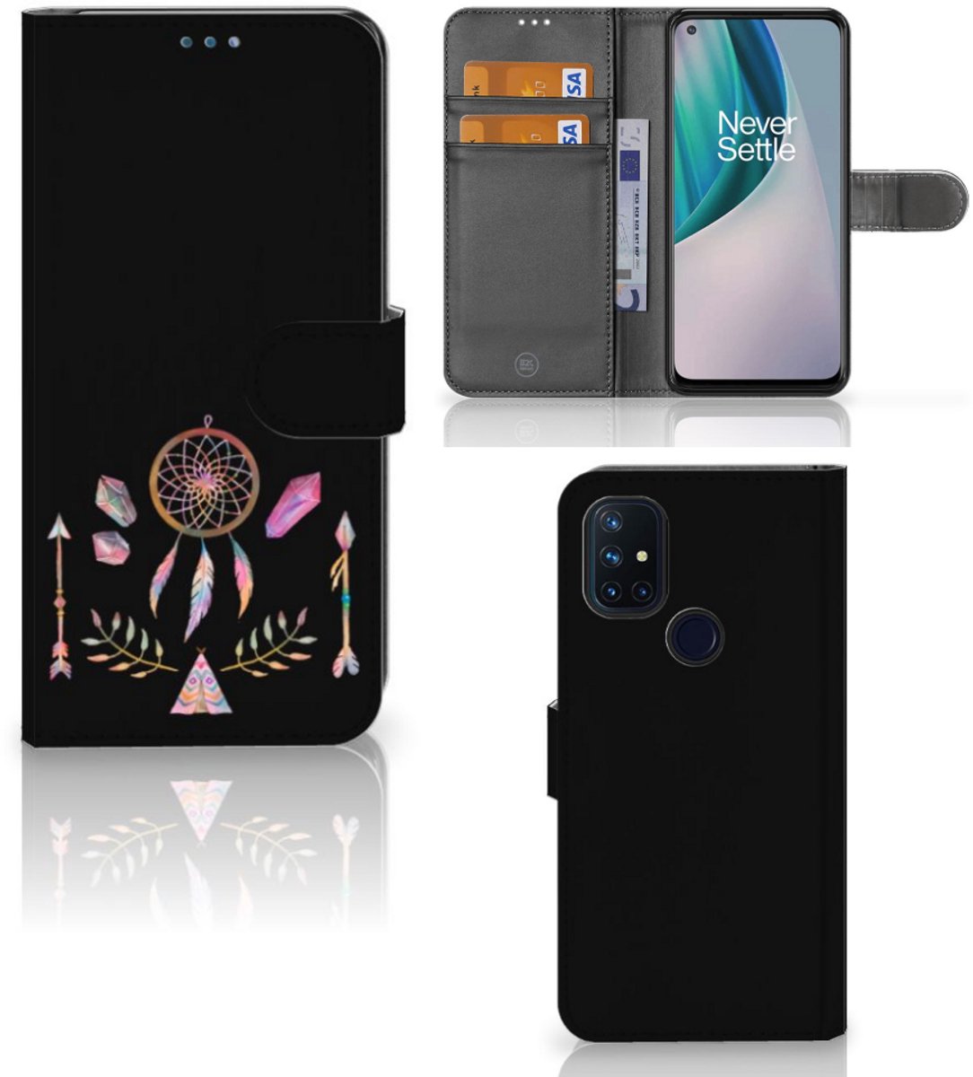 OnePlus Nord N10 Leuk Hoesje Boho Dreamcatcher