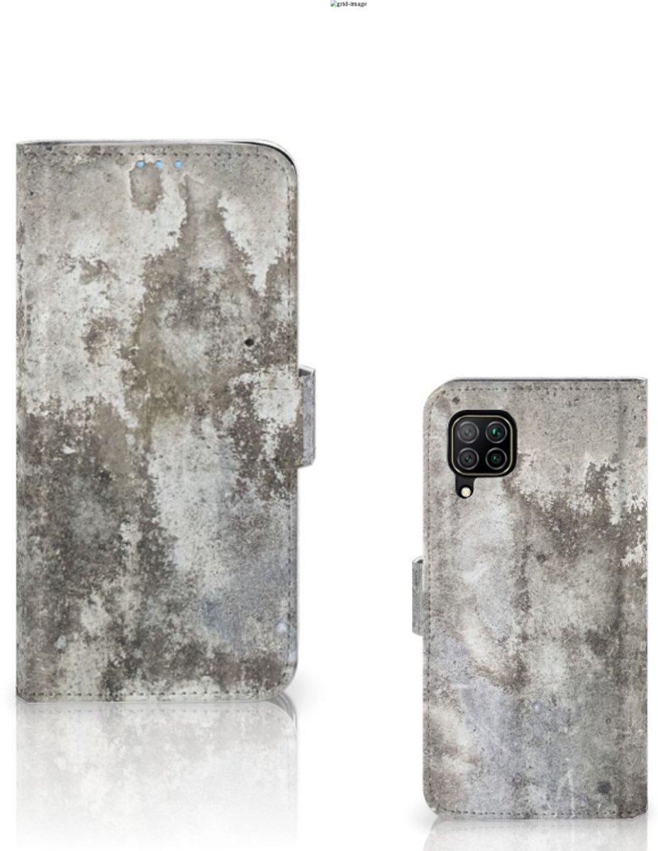 Huawei P40 Lite Bookcase Beton Print