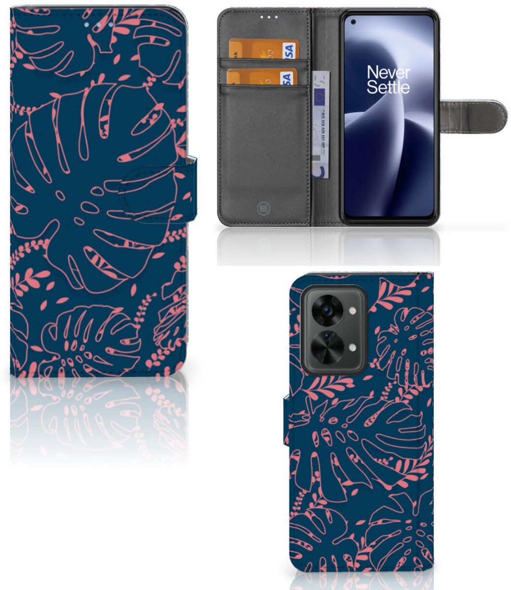 OnePlus Nord 2T Hoesje Palm Leaves