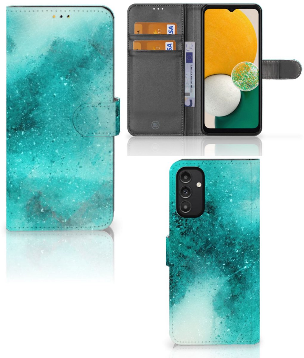 Hoesje Samsung Galaxy A14 5G Painting Blue