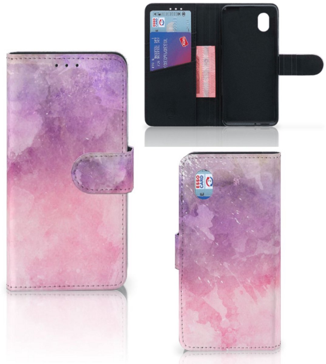 Hoesje Alcatel 1B (2020) Pink Purple Paint