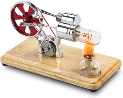 Modelbouwset Stirling Motor - Educatieve Stoommachine RVS
