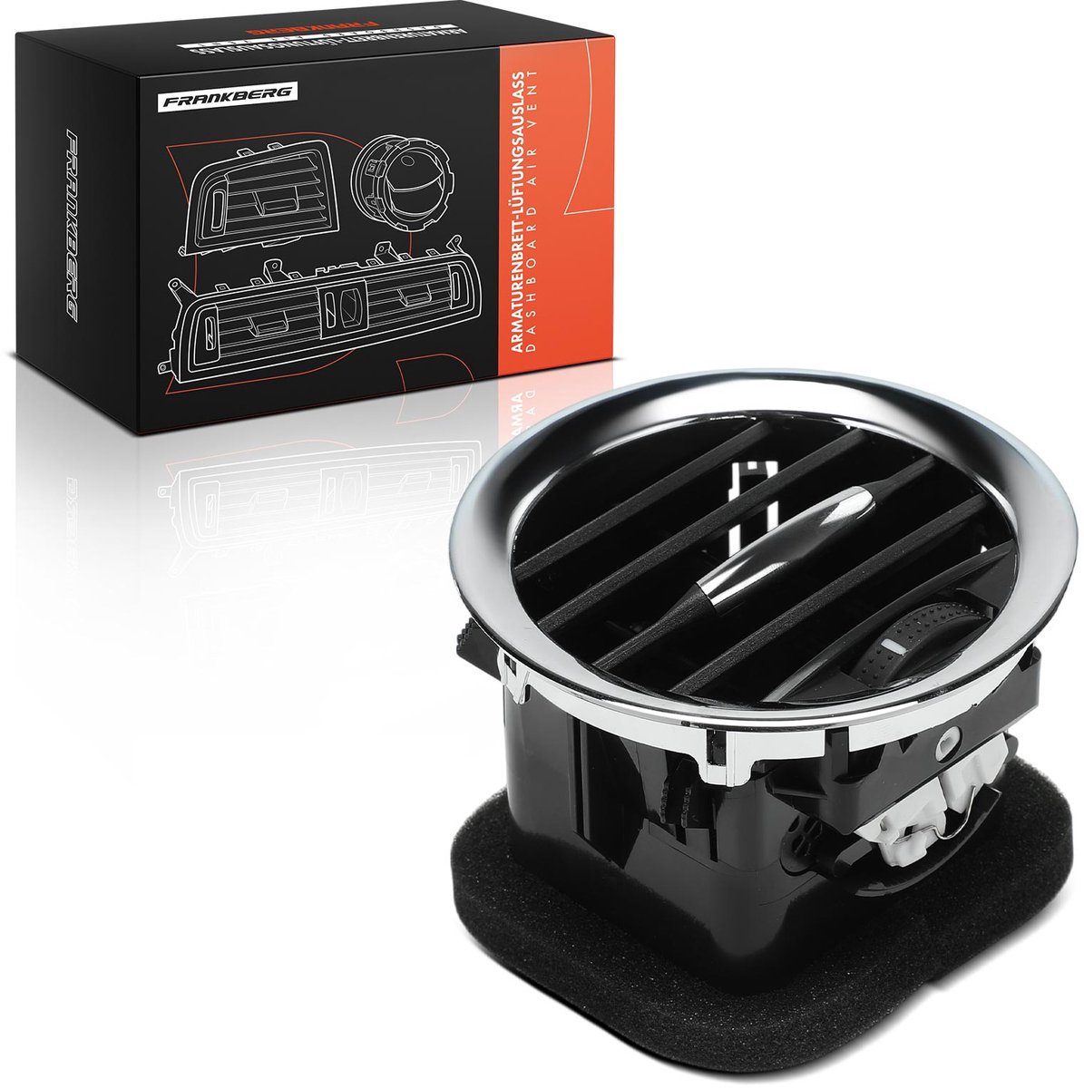 Frankberg 1x luchtuitstroomrooster dashboard voor voor Opel Adam Corsa