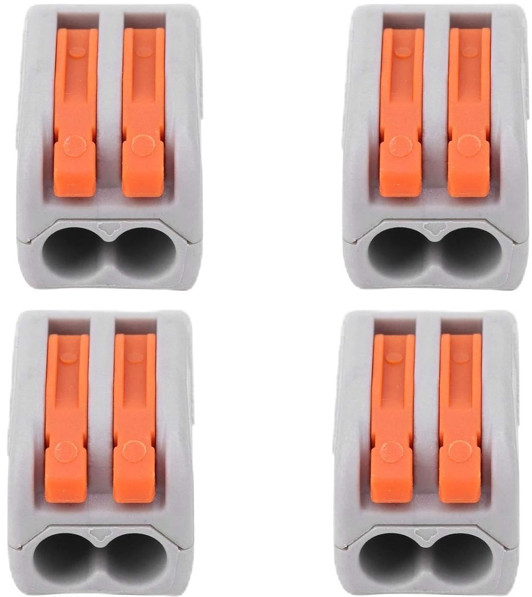 Set van 100 Duwdraad Aansluitpluggen, Snelle Verbinding Terminals, Professionele Accessoires voor Parallelle Apparaten en Elektrische Installaties