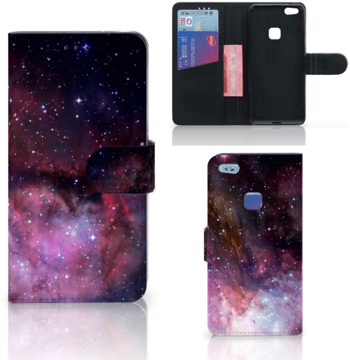 Book Case voor Huawei P10 Lite Galaxy