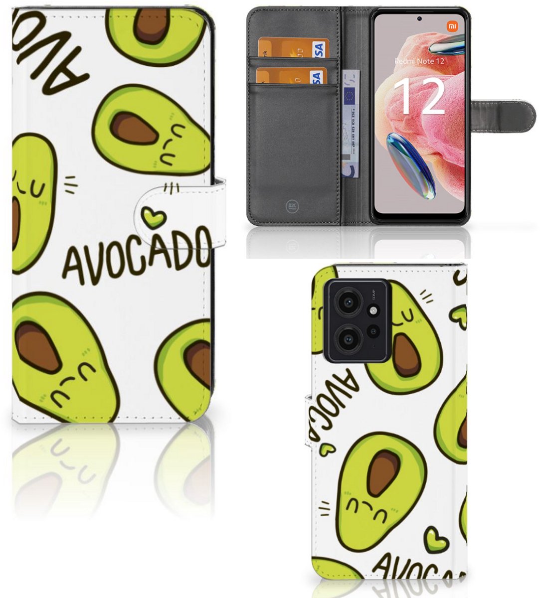 Xiaomi Redmi Note 12 4G Leuk Hoesje Avocado Singing