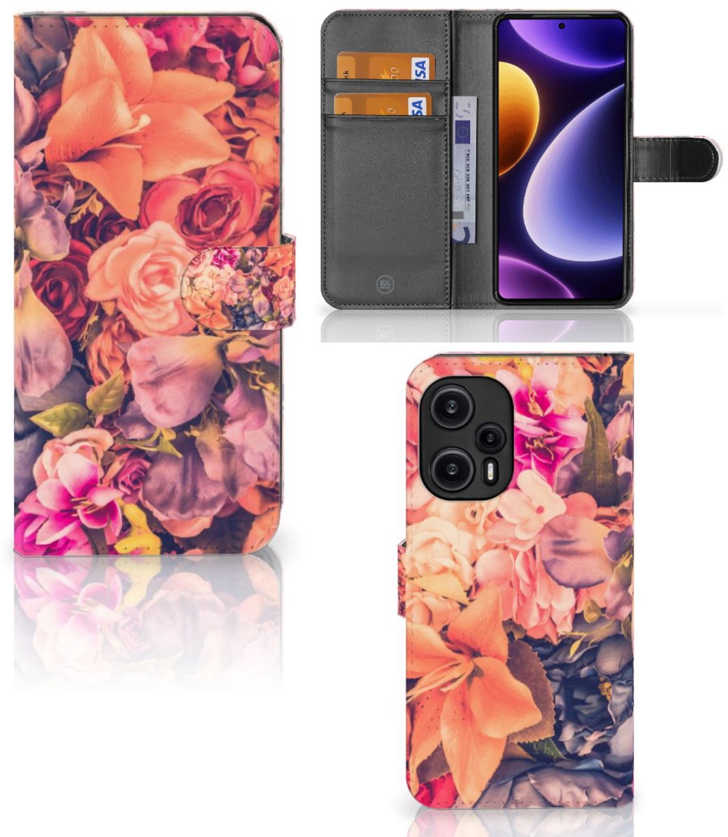 Xiaomi Poco F5 Hoesje Bosje Bloemen