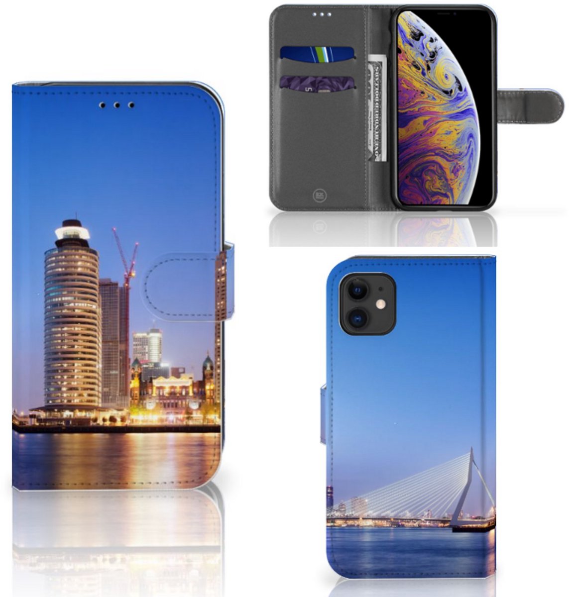 Boekhoesje voor Apple iPhone 11 Flip Cover Rotterdam
