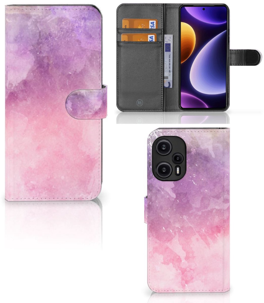 Hoesje Xiaomi Poco F5 Pink Purple Paint
