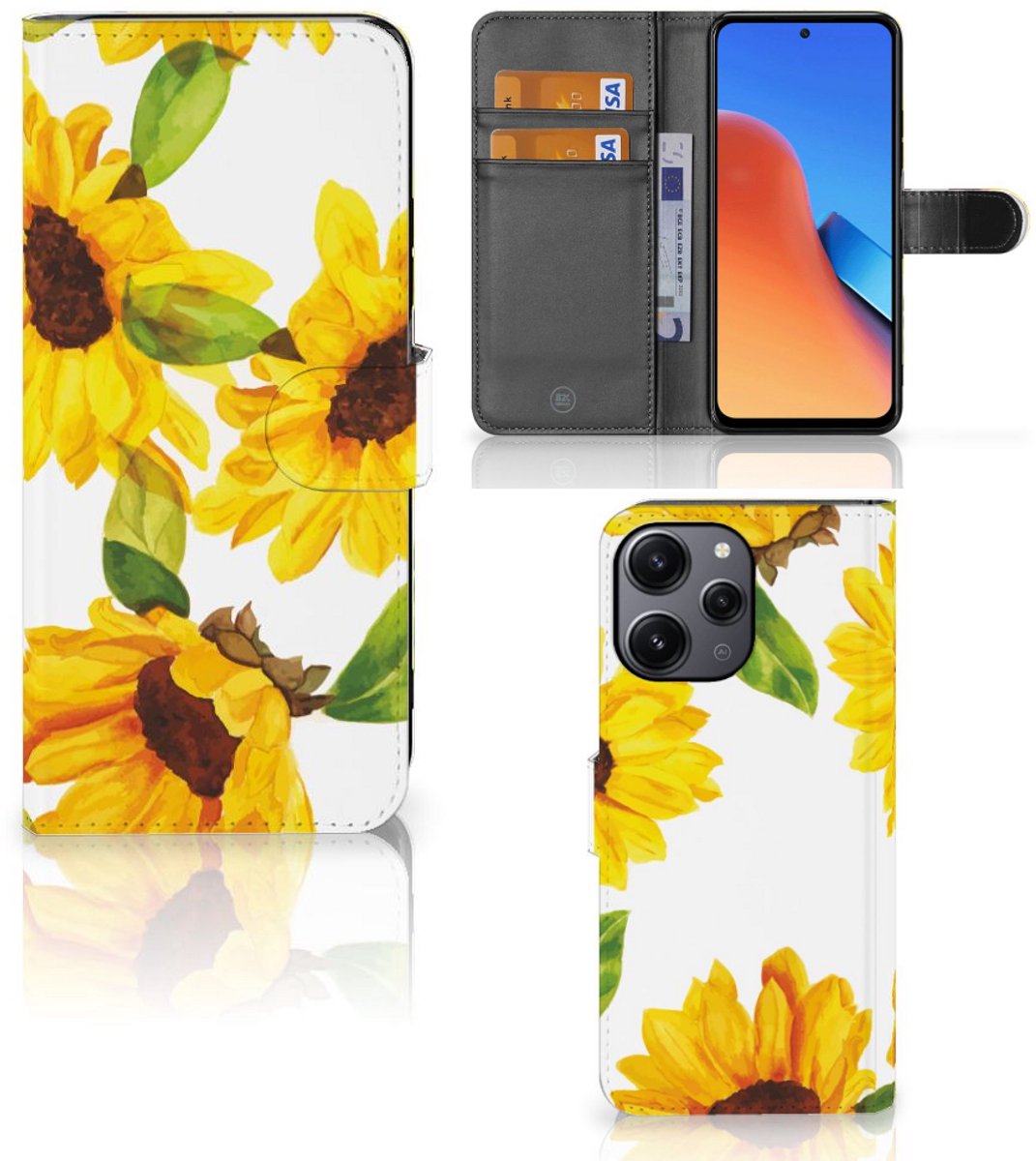 Hoesje voor Xiaomi Redmi 12 Zonnebloemen
