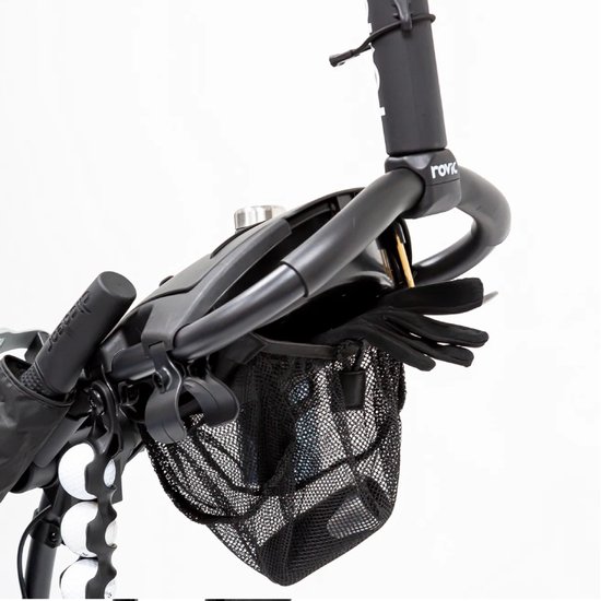 Rovic RV-1C 2.0 Golftrolley - Zilver Zwart — afbeelding 3