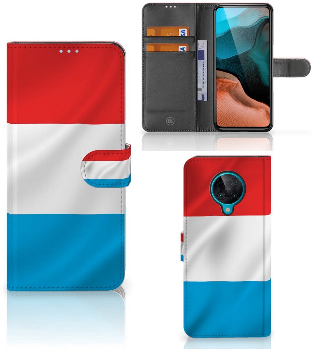 Xiaomi Poco F2 Pro Bookstyle Case Luxemburg