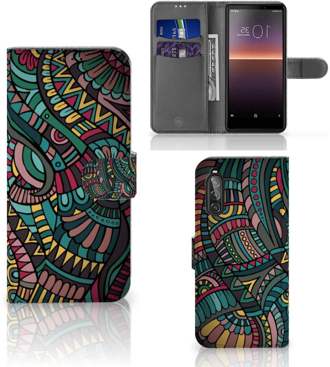 Sony Xperia 10 II Telefoon Hoesje Aztec