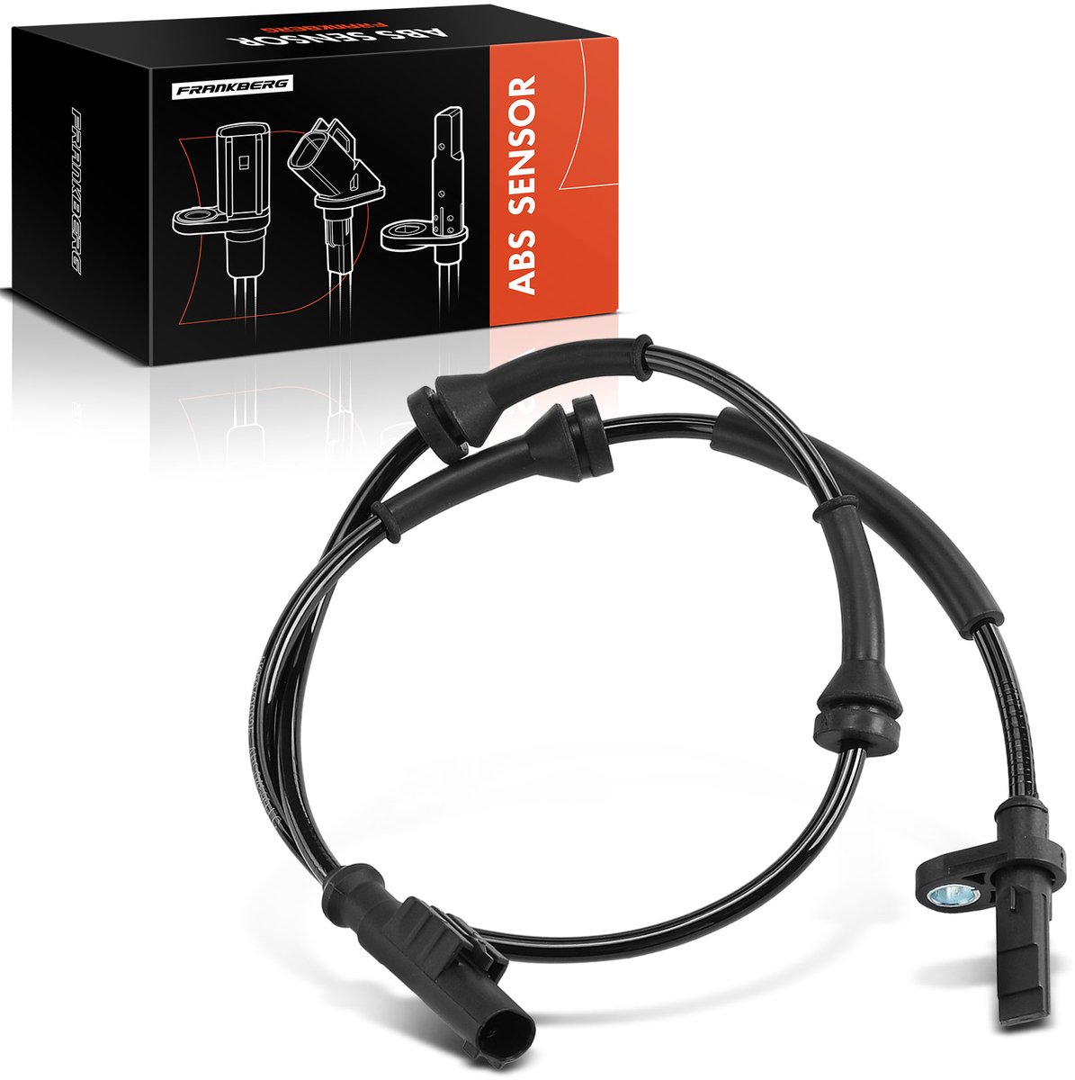 Frankberg 1x ABS Sensor Achteras Links Rechts voor Fiat Panda 312 3