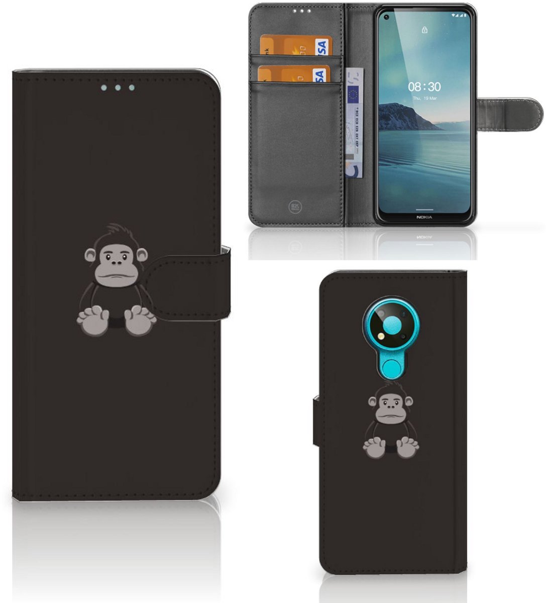 Nokia 3.4 Leuk Hoesje Gorilla