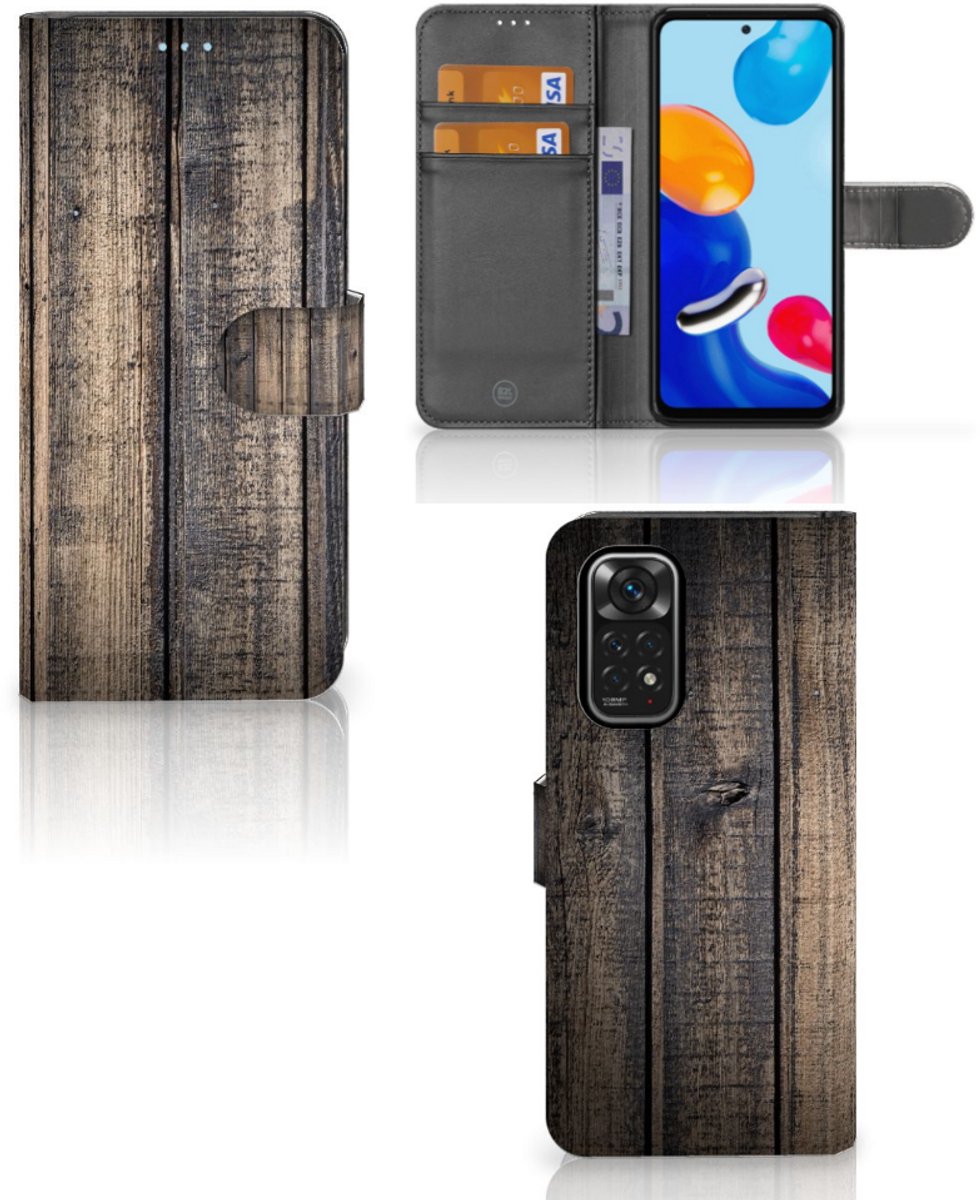 Xiaomi Redmi Note 11/11S Book Style Case Steigerhout