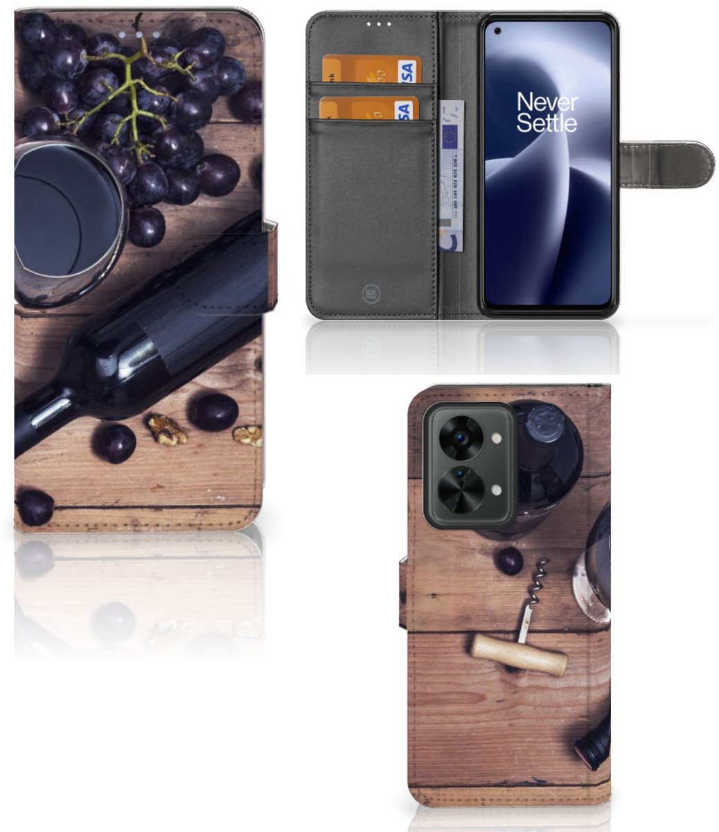 OnePlus Nord 2T Book Cover Wijn