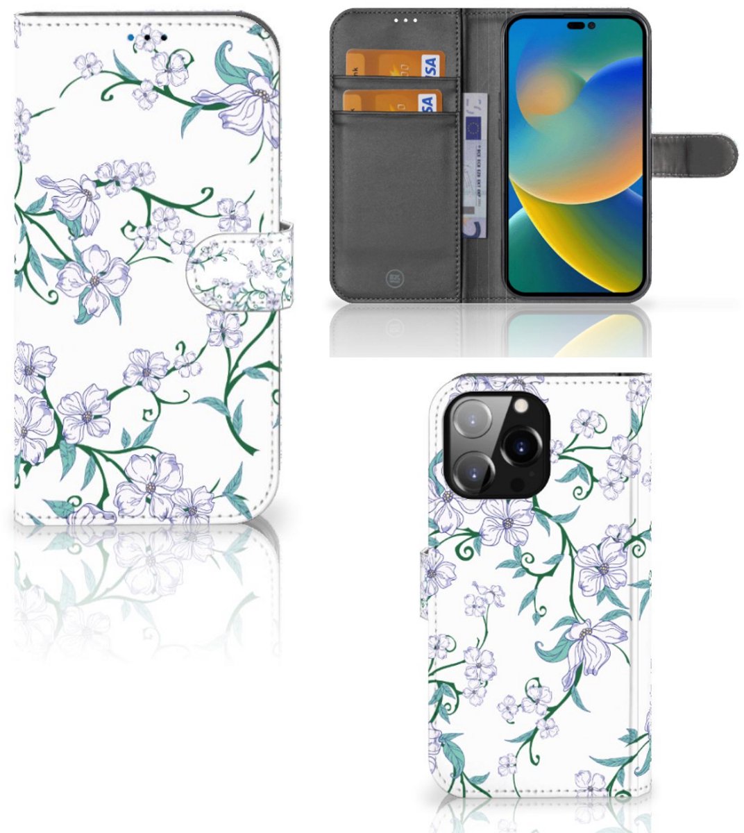 iPhone 14 Pro Max Uniek Hoesje Blossom White
