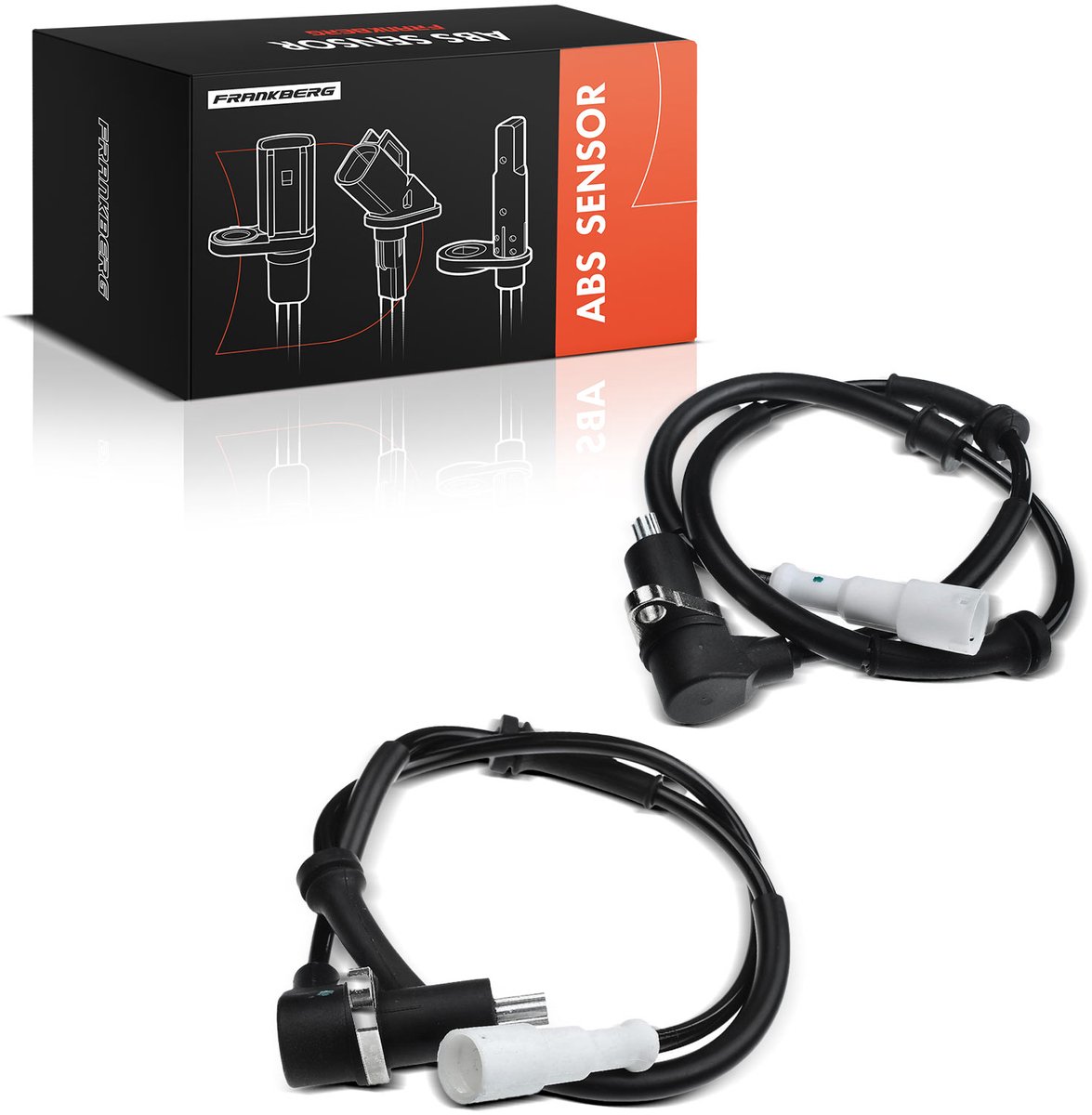 Frankberg 2x ABS Sensor Achteras voor Renault