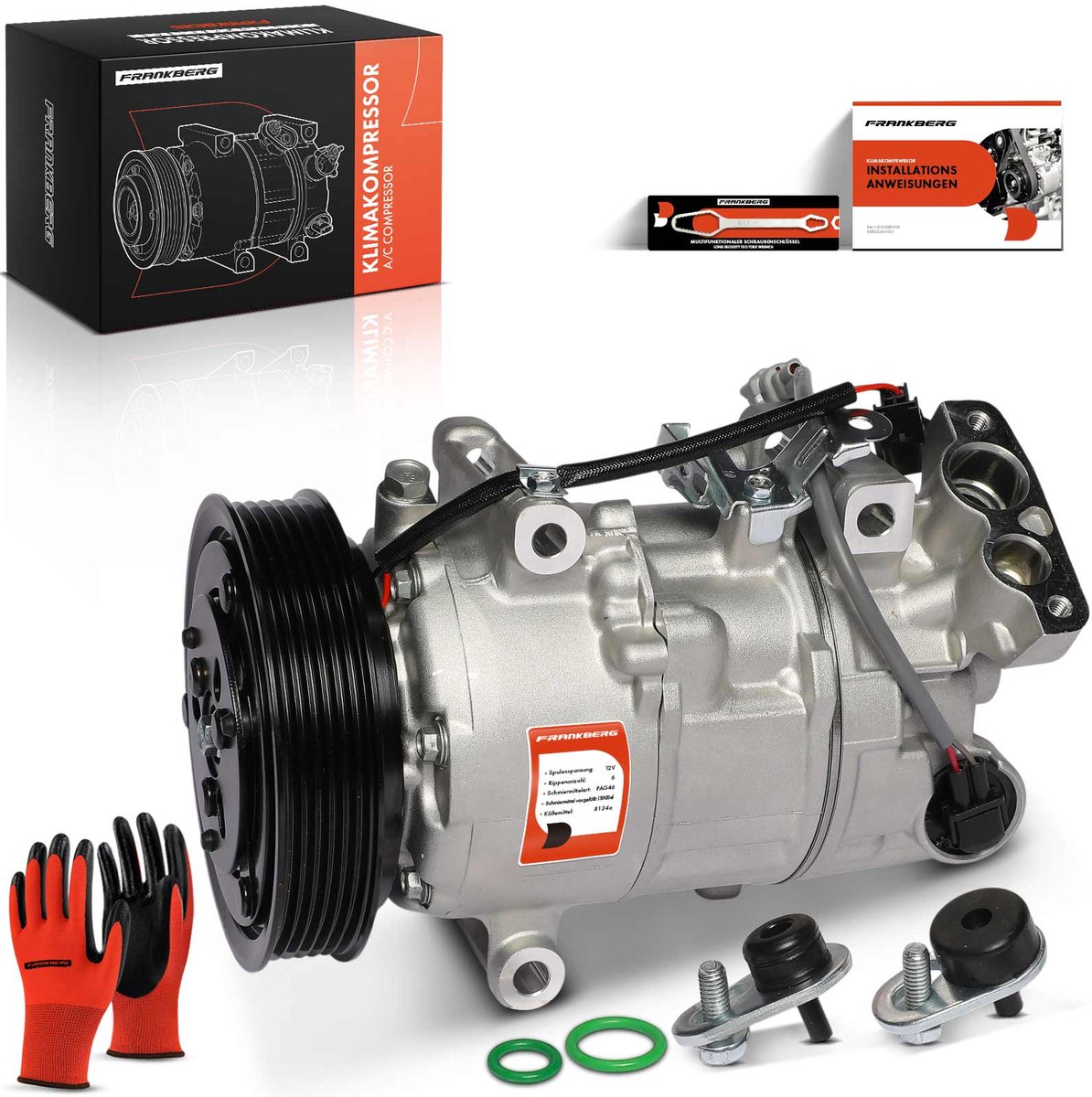 Frankberg 1x airconditioningcompressor voor Renault