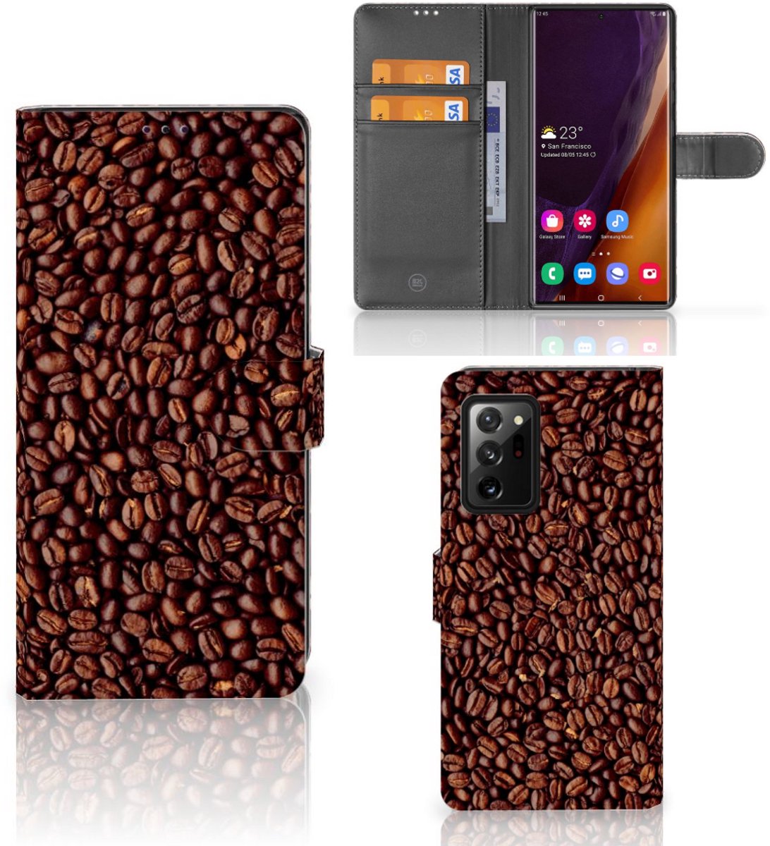 Samsung Galaxy Note20 Ultra Book Cover Koffiebonen