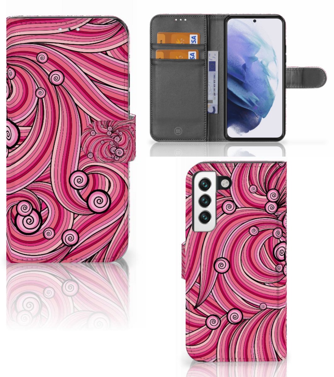 Samsung Galaxy S22 Hoesje Swirl Pink