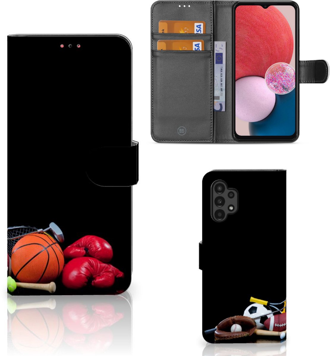 Samsung Galaxy A13 (4G) Wallet Case met Pasjes Sports