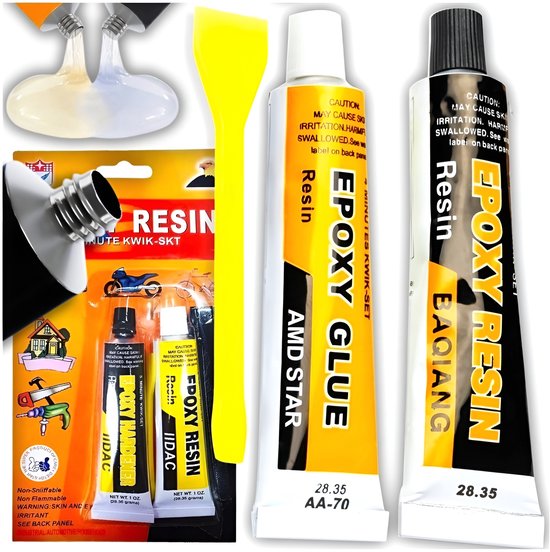 Universele Epoxy Lijm - Sterk Als Staal - Snelhardend - Twee Componenten