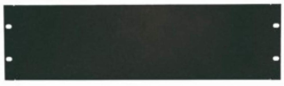 Blind Paneel - Afdekplaat Kast - Lege Velden Afdekken - 12 mm Plaatstaal - 4 HE - Zwart