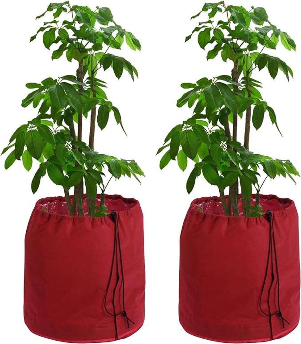 CE - Plantenbeschermhoes - 45x50cm - Rood - 2 stuks