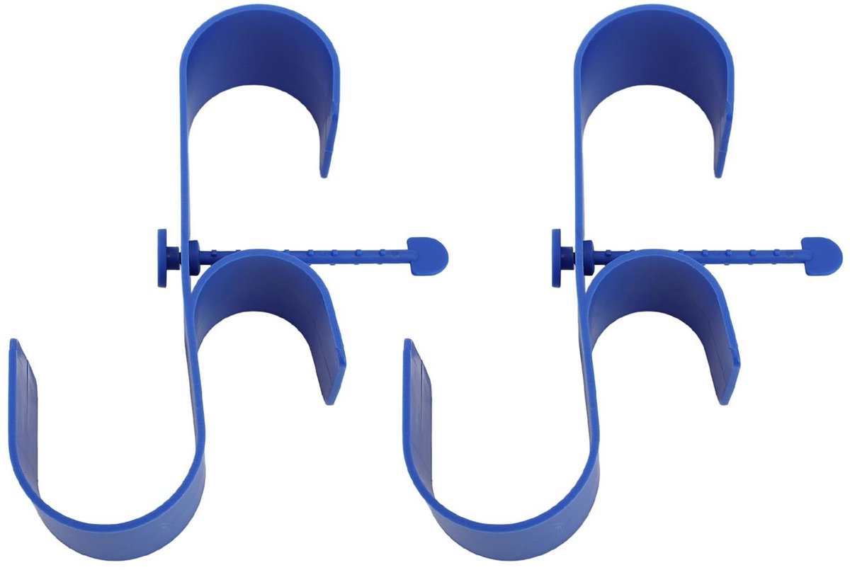 Cosensi - Zwembad Haken - Pool Fence Hooks - Sterke Constructie - 2 Stuks - Pool Tool Organizer - Geschikt voor Zwembadaccessoires - Kleur #911