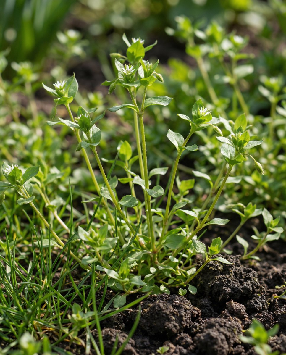 Vogelmuur Zaden Stellaria Media Eenjarig Kruid Voor Vogels