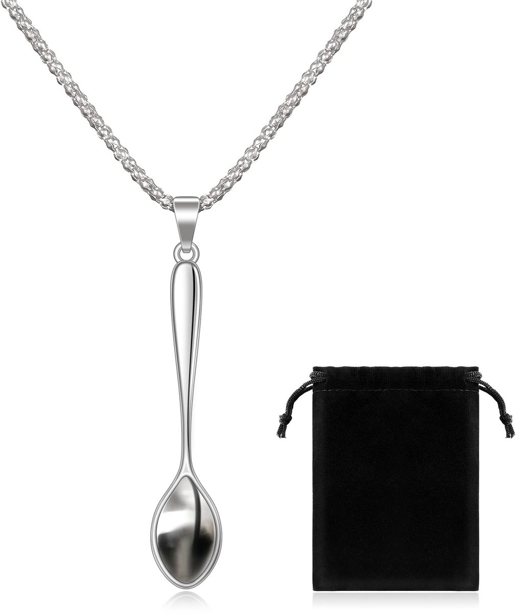 Leuke Lepel Ketting voor Dames en Heren - Perfecte Cadeau voor Feestjes