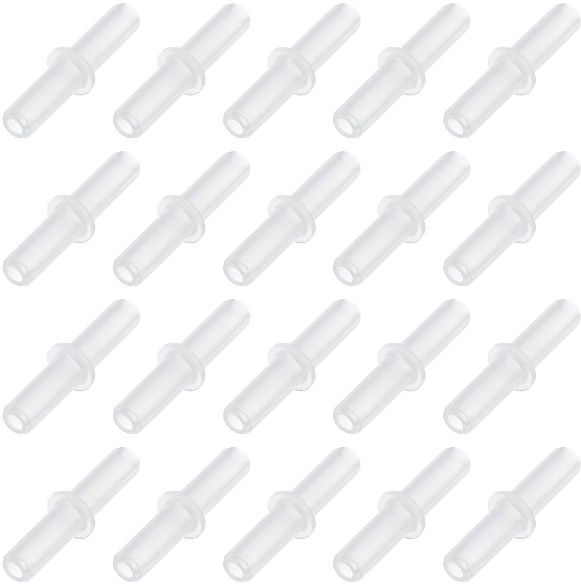 Cosensi - Aquarium Air Valve Connectors - Plastic Inline Slangverbindingen - Duurzaam en Lichtgewicht - 4mm ID Luchtpijp - Ideaal voor Aquarium en ...