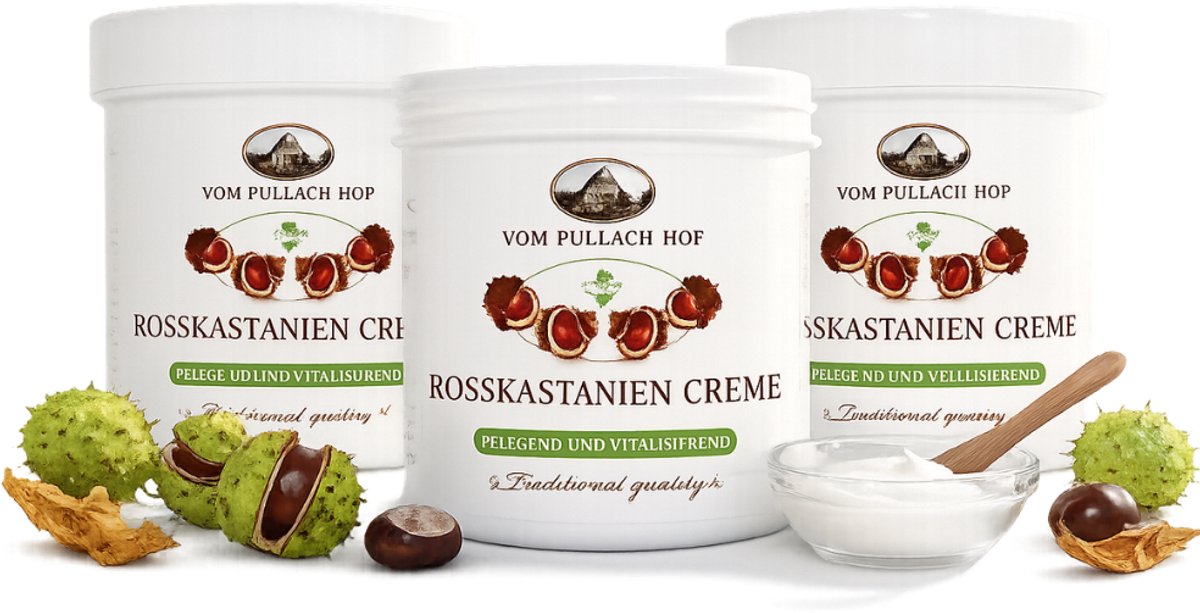 Pullach Hof - Paardenkastanje Crème - 3x 250ml