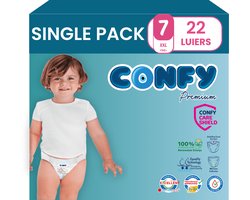 Confy Premium - Luiers Maat 7 (17+kg) - 22 Luiers