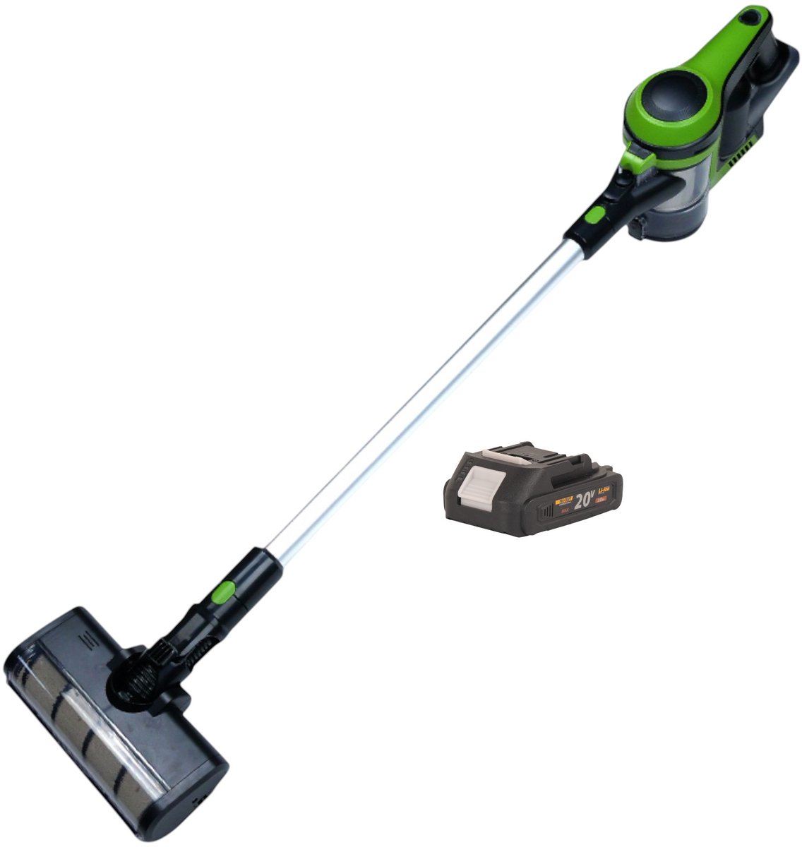 Procraft VP30 accu steelstofzuiger 20 V 0,8 l borstelloos + 1x accu 2,0 Ah - zonder oplader