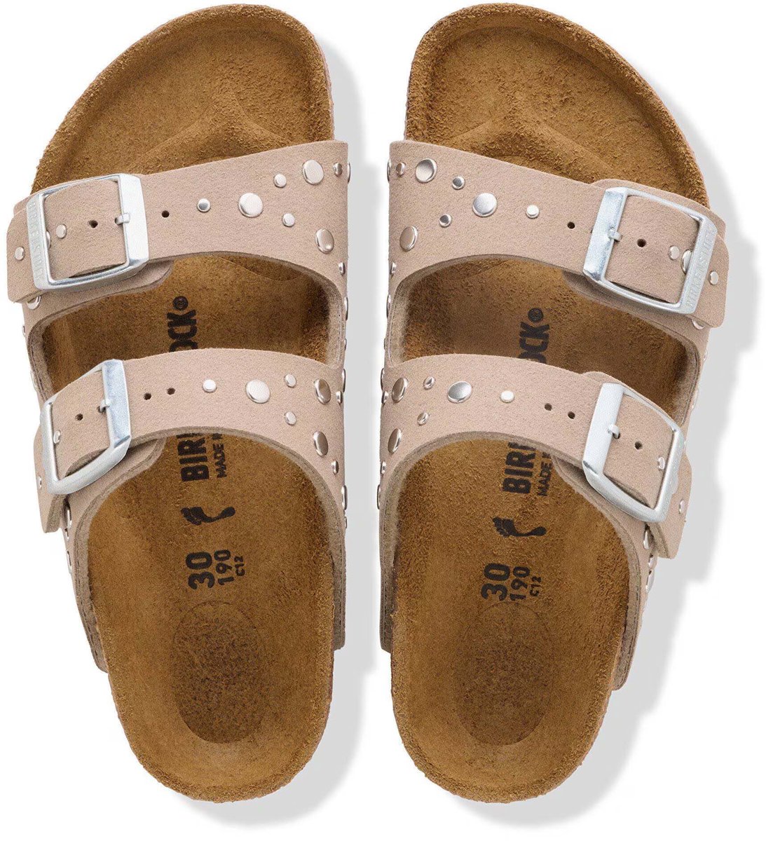 Birkenstock Arizona Rivet Kids Synthetics Sandalen Fashion Wear Kinderen Grijs