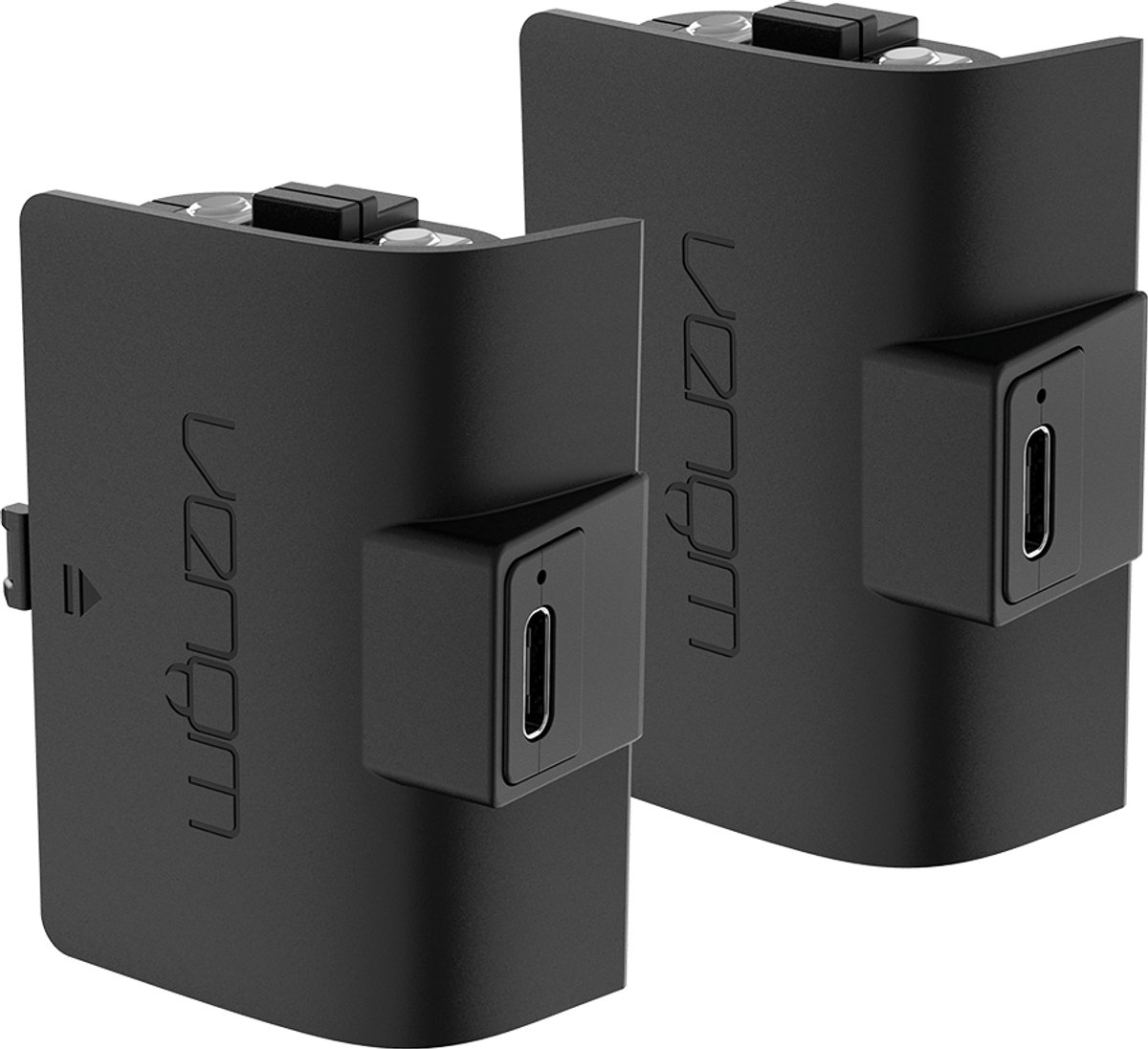 Venom Oplaadbare Xbox-batterijen 1100 mAh, dubbelpack zwart