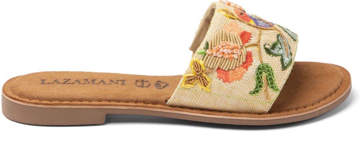 Lazamani - Evi Dames Slippers Multi - Maat 40