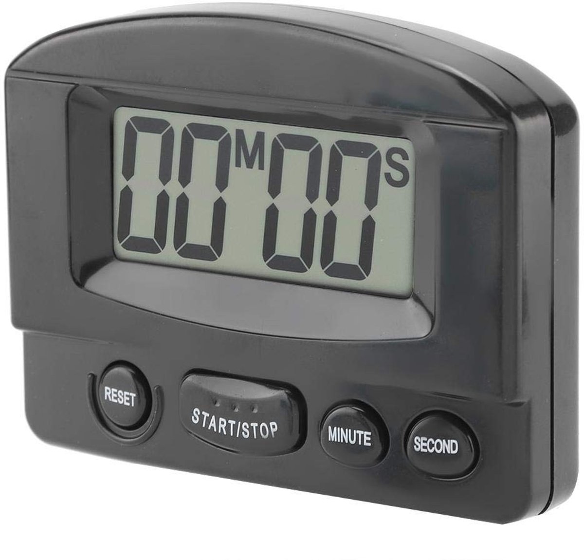 Allecto - Digitale Keuken Timer - Keuken Timer met Groot LCD Scherm - Handig en Draagbaar - Zwart - Countdown Timer - Ideaal voor Koken en Bakken -...