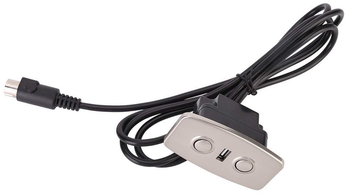 Allecto - Electric Switch - USB Controller - Dubbele Recliner - Zilver - Sofa - Hoogwaardige ABS Materialen - Voor Eenvoudige Bediening