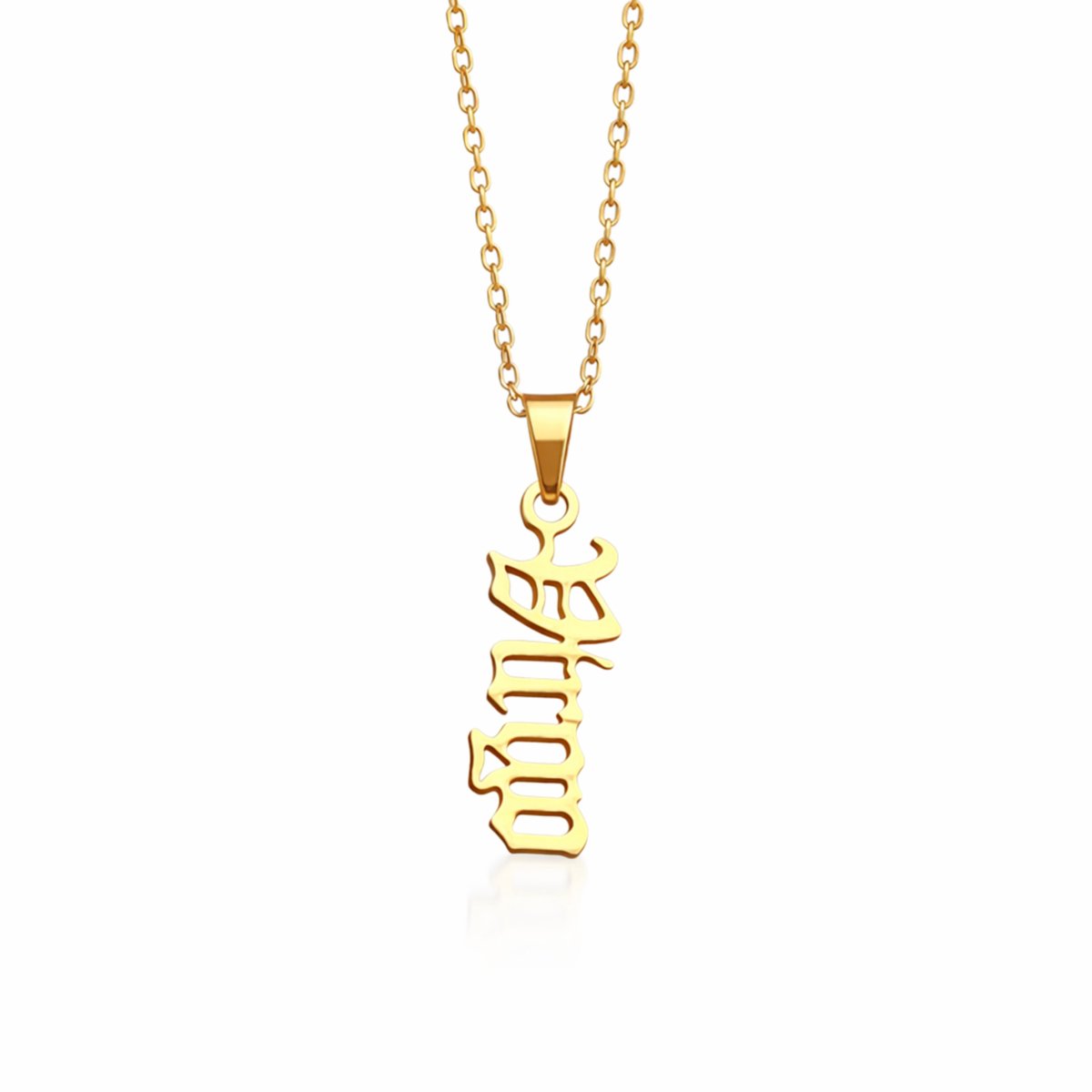 MoodLux Sterrenbeeld Ketting - Maagd - Virgo - Goud - RVS - 50cm Halsketting met Zodiac Hanger - Mannen & Vrouwen – 12 Sterrenbeelden – Perfect Cadeau