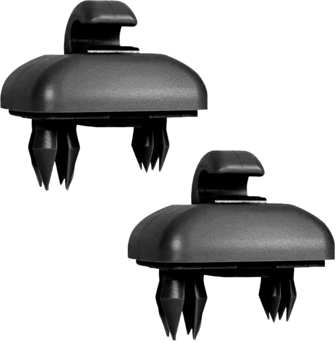 Set van 2 Zonnekleppen Clips voor Audi A3 A4L A5 A6L A7 Q3 Q5 - Zwart