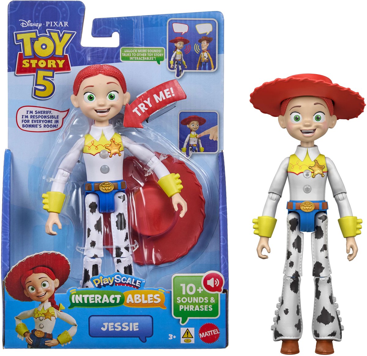 Mattel Toy Story actiefiguur Jessie 18 cm interactief speelgoed.