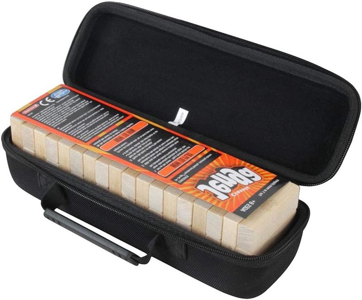 Draagbare Hard Case voor Jenga Classic Spel - Bescherming, Opbergruimte en Duurzaamheid