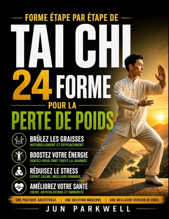 Forme étape par étape de Tai Chi 24 pour la perte de poids - cover