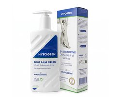 Hypogeen Voet- & Beencrème – Voetencrème voor Droge Voeten en Benen – Met 5% Ureum – Voorkomt Kloven, Huidschilfering en Eelt – Herstelt Natuurlijke Vet- en Vochtbalans – 300 ml Pompflacon